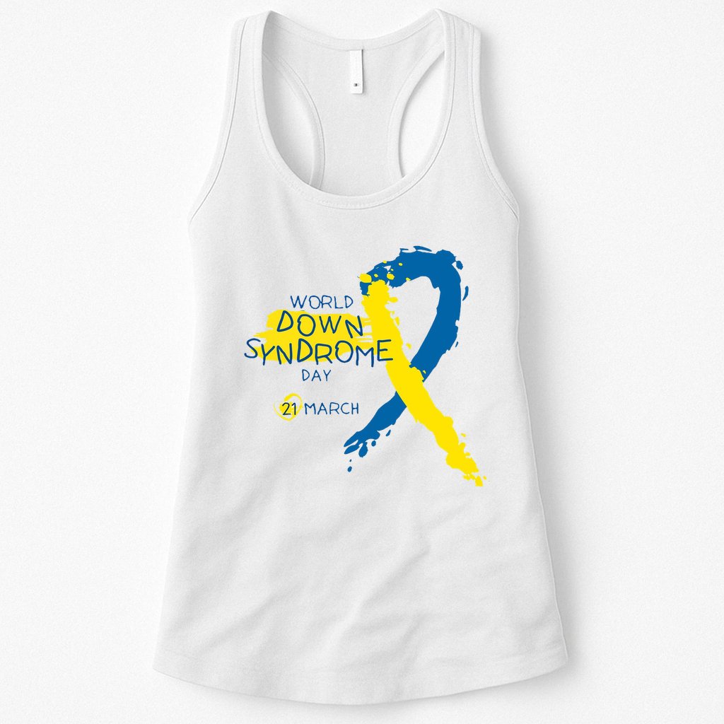 World Down Syndrome Day March 21st Womens Tank Top