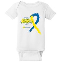 World Down Syndrome Day March 21st Baby Bodysuit