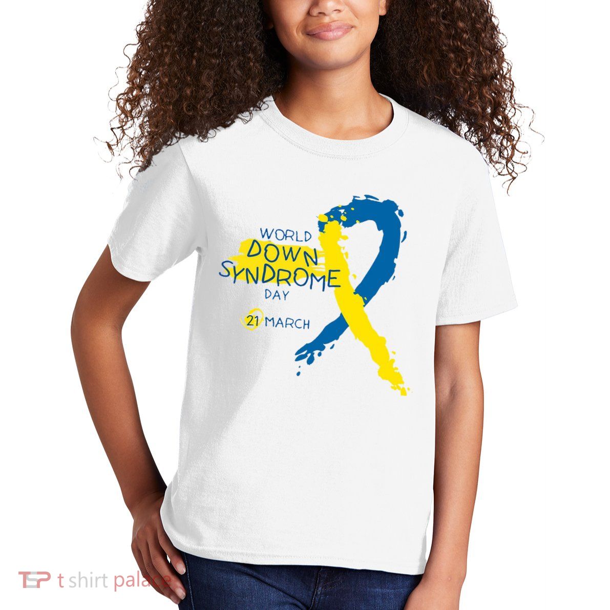 World Down Syndrome Day March 21st Kids T-Shirt