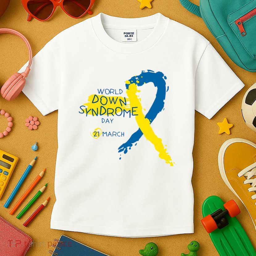 World Down Syndrome Day March 21st Kids T-Shirt