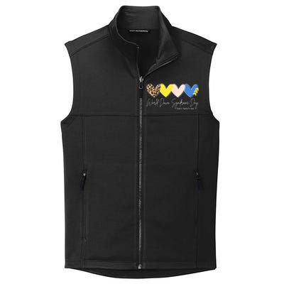 World Down Syndrome Awareness Day 3.21 Trisomy Support Collective Smooth Fleece Vest