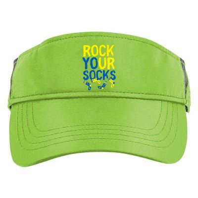 World Down Syndrome Day Rock Your Socks Adult Drive Performance Visor