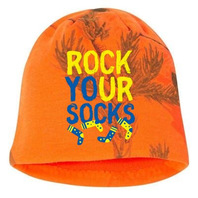 World Down Syndrome Day Rock Your Socks Kati - Camo Knit Beanie