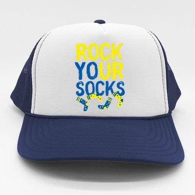 World Down Syndrome Day Rock Your Socks Trucker Hat