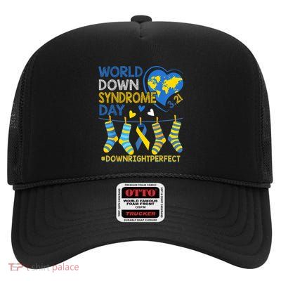 World Down Syndrome Day High Crown Mesh Back Trucker Hat