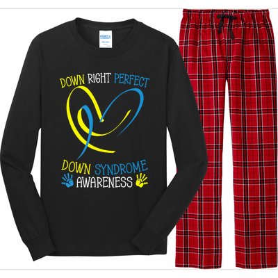 World Down Syndrome Awareness Day Down Right Perfect Long Sleeve Pajama Set