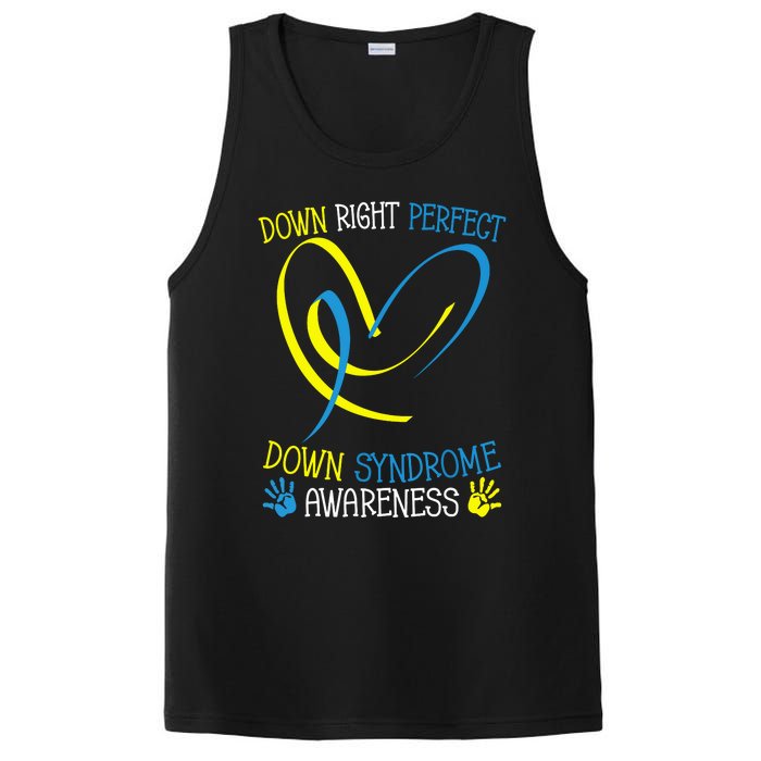 World Down Syndrome Awareness Day Down Right Perfect PosiCharge Competitor Tank