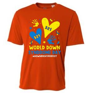 World Down Syndrome Day 321 Awareness Support Cooling Performance Crew T-Shirt