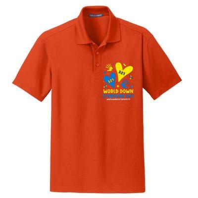 World Down Syndrome Day 321 Awareness Support Dry Zone Grid Polo