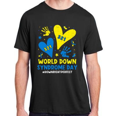 World Down Syndrome Day 321 Awareness Support Adult ChromaSoft Performance T-Shirt