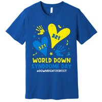 World Down Syndrome Day 321 Awareness Support Premium T-Shirt