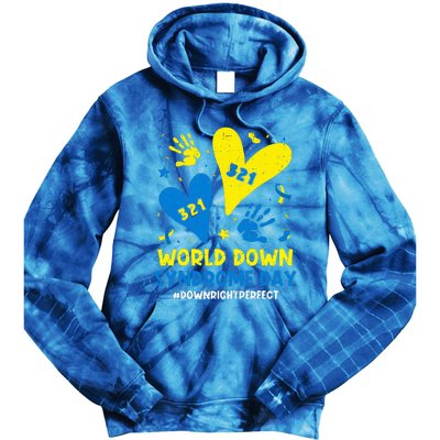 World Down Syndrome Day 321 Awareness Support Tie Dye Hoodie