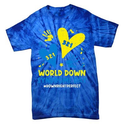 World Down Syndrome Day 321 Awareness Support Tie-Dye T-Shirt