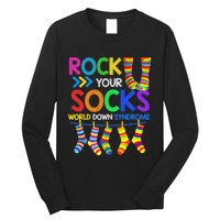 World Down Syndrome Day Rock Your Socks Awareness Long Sleeve Shirt