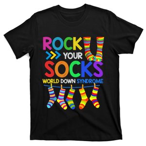 World Down Syndrome Day Rock Your Socks Awareness T-Shirt