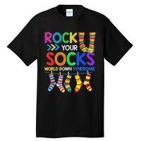 World Down Syndrome Day Rock Your Socks Awareness Tall T-Shirt