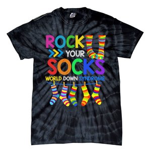 World Down Syndrome Day Rock Your Socks Awareness Tie-Dye T-Shirt