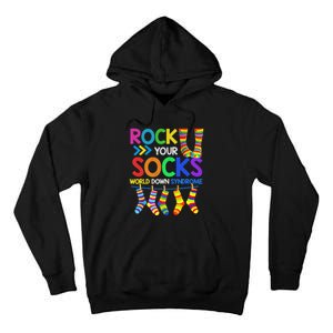 World Down Syndrome Day Rock Your Socks Awareness Tall Hoodie