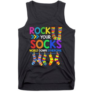 World Down Syndrome Day Rock Your Socks Awareness Tank Top