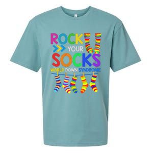 World Down Syndrome Day Rock Your Socks Awareness Sueded Cloud Jersey T-Shirt