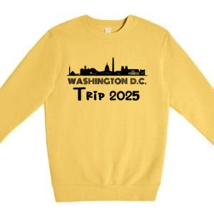 Washington D.C Skyline Trip 2025 Premium Crewneck Sweatshirt