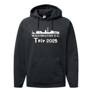 Washington D.C Skyline Trip 2025 Performance Fleece Hoodie