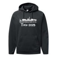 Washington D.C Skyline Trip 2025 Performance Fleece Hoodie