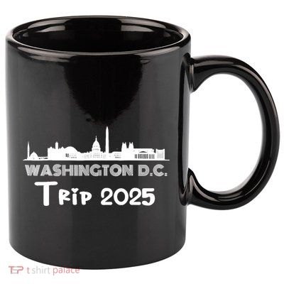 Washington D.C Skyline Trip 2025 11oz C Handle Ceramic Mug