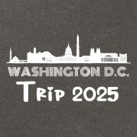 Washington D.C Skyline Trip 2025 Cotton Canvas Backpack