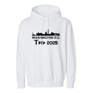 Washington D.C Skyline Trip 2025 Garment-Dyed Fleece Hoodie