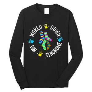 World Down Syndrome Day Awareness Socks 21 March Long Sleeve Shirt