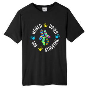 World Down Syndrome Day Awareness Socks 21 March Tall Fusion ChromaSoft Performance T-Shirt