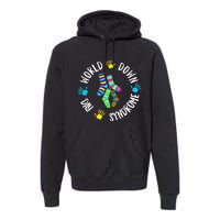 World Down Syndrome Day Awareness Socks 21 March Premium Hoodie