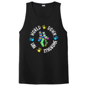 World Down Syndrome Day Awareness Socks 21 March PosiCharge Competitor Tank