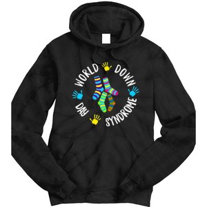 World Down Syndrome Day Awareness Socks 21 March Tie Dye Hoodie