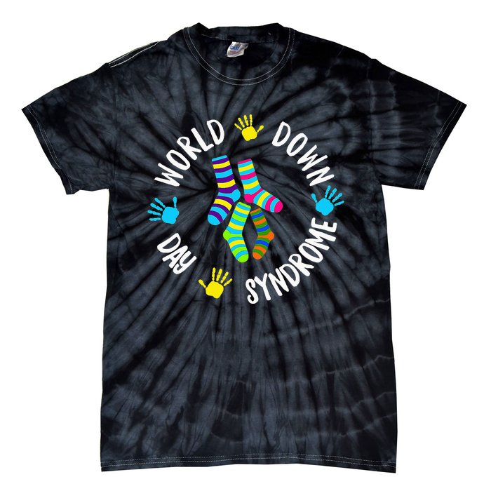 World Down Syndrome Day Awareness Socks 21 March Tie-Dye T-Shirt