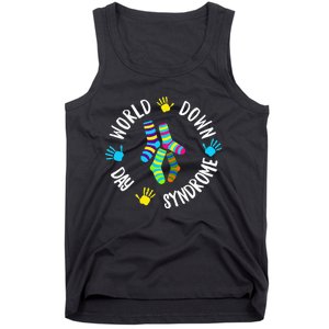 World Down Syndrome Day Awareness Socks 21 March Tank Top