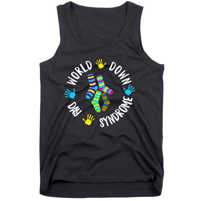 World Down Syndrome Day Awareness Socks 21 March Tank Top