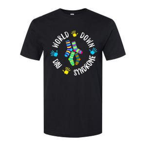 World Down Syndrome Day Awareness Socks 21 March Softstyle CVC T-Shirt