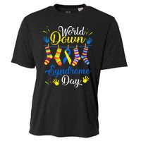 World Down Syndrome Day Awareness Socks 21 March Cooling Performance Crew T-Shirt