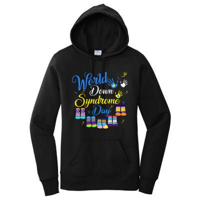 World Down Syndrome Day Support and Awareness 3.21 Women's Pullover Hoodie