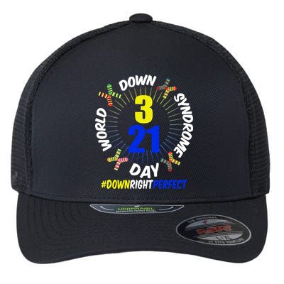 World Down Syndrome Day #DownRightPerfect Flexfit Unipanel Trucker Cap