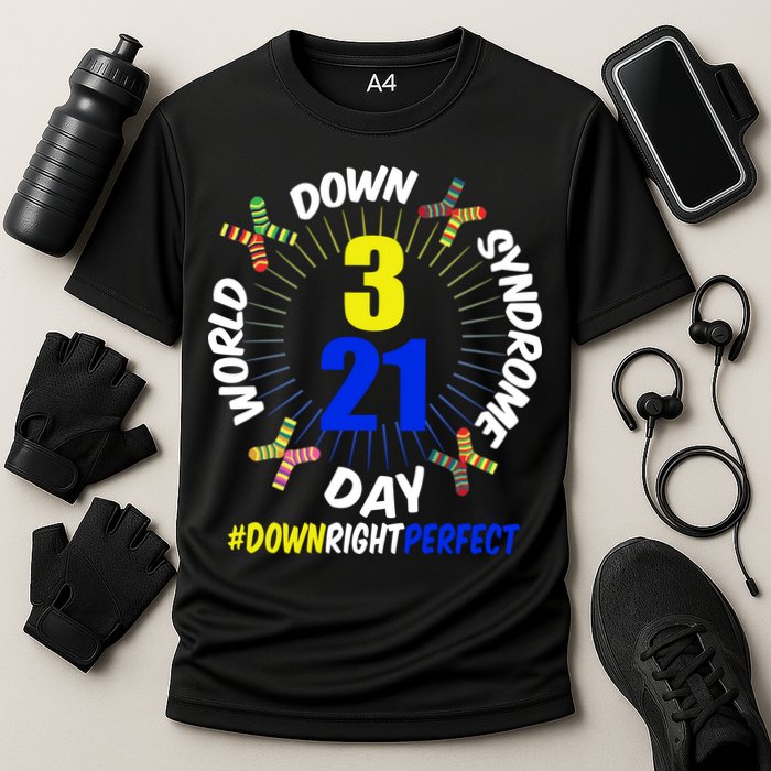 World Down Syndrome Day #DownRightPerfect Cooling Performance Crew T-Shirt