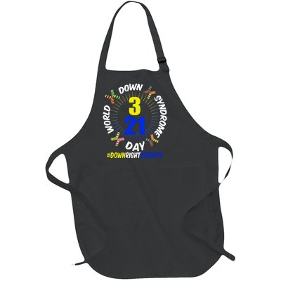 World Down Syndrome Day #DownRightPerfect Full-Length Apron With Pockets