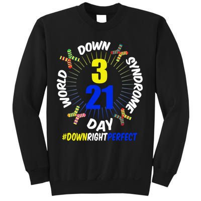 World Down Syndrome Day #DownRightPerfect Sweatshirt