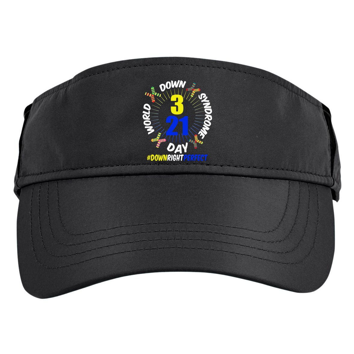 World Down Syndrome Day #DownRightPerfect Adult Drive Performance Visor