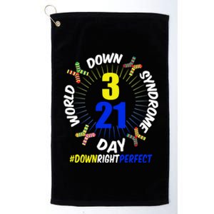 World Down Syndrome Day #DownRightPerfect Platinum Collection Golf Towel