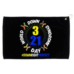 World Down Syndrome Day #DownRightPerfect Grommeted Golf Towel