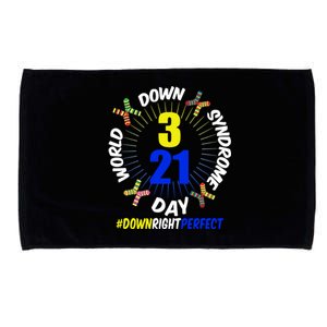 World Down Syndrome Day #DownRightPerfect Microfiber Hand Towel