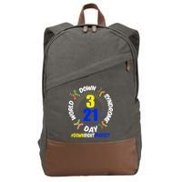 World Down Syndrome Day #DownRightPerfect Cotton Canvas Backpack